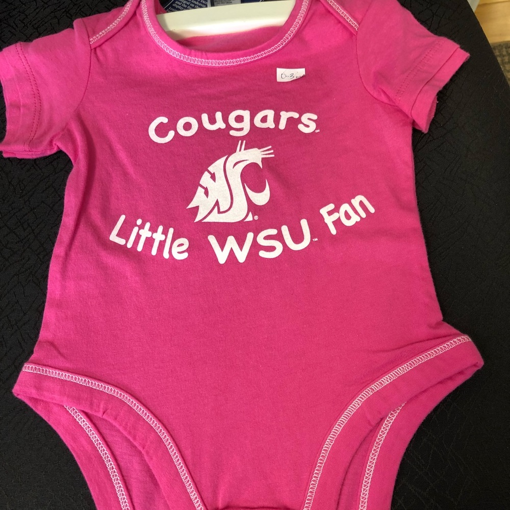 WSU size 0-3 month baby outfit